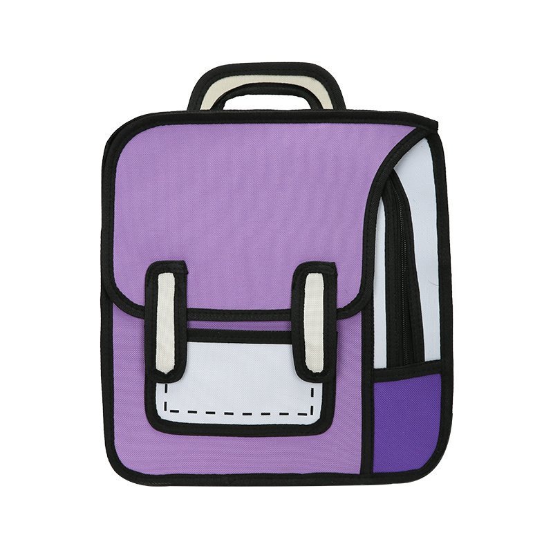 fashion New Men's And Women's Backpack Comic Bag Three-Dimensional Schoolbag Tide 2025