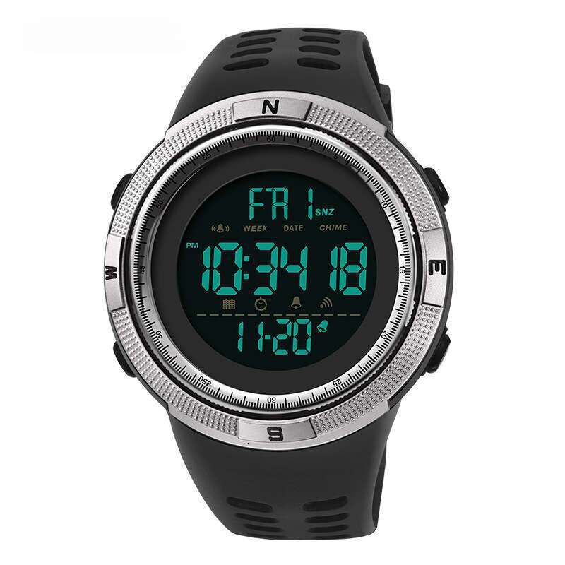DHwatches Sanda Men's Youth Student Fashion Waterproof Outdoor Sports Single Display Electronic Watch