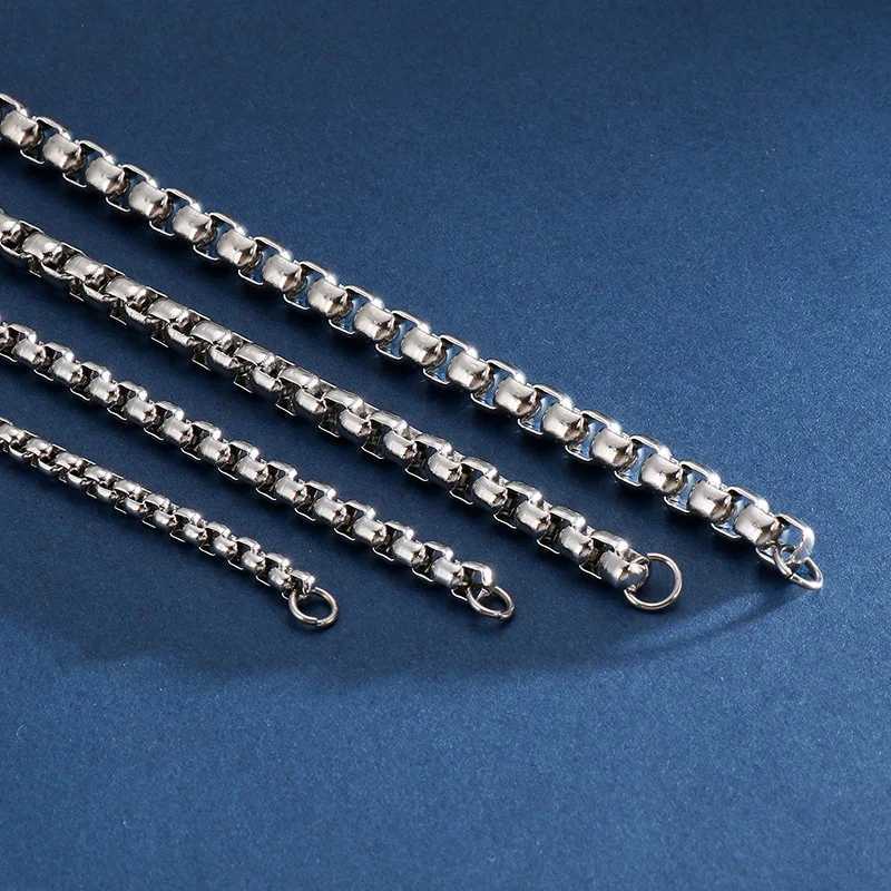 Minimalist 3/4/5/6/7mm Cuba Chain Bracelet Homme 100 Stainless Steel Braslet Punk Link Braclet Gift For Him Pulseiras MasculinaXJ251105