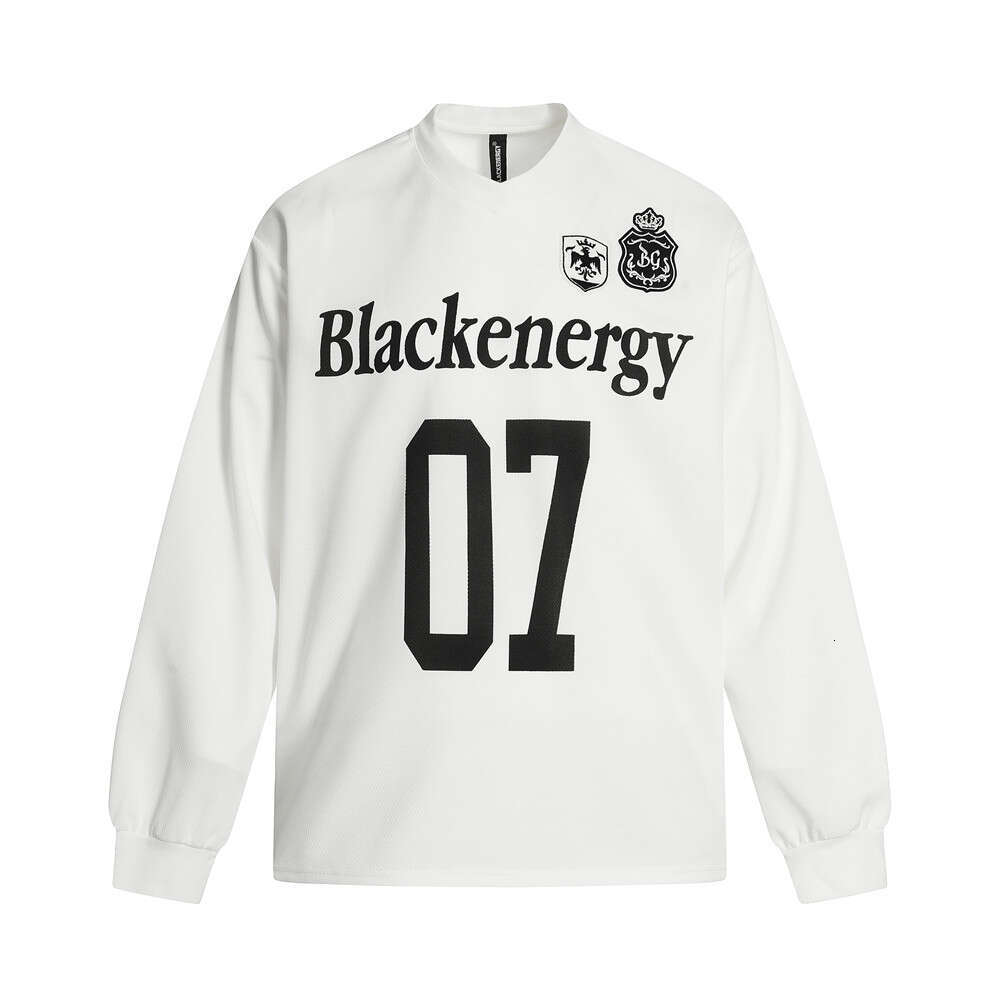 07 Digital Print Sports Outdoor Long Sleeve T-Shirt Men's Summer Loose Trendy Casual Pullover Breathable Top