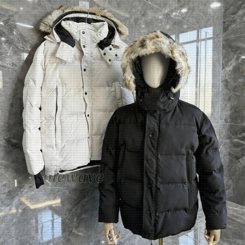 Mens Down Jackets Veste Homme Outdoor Winter Jassen Outerwear Big Fur Hooded Fourrure Manteau Down Jacket Coat Hiver Parka Doudoune