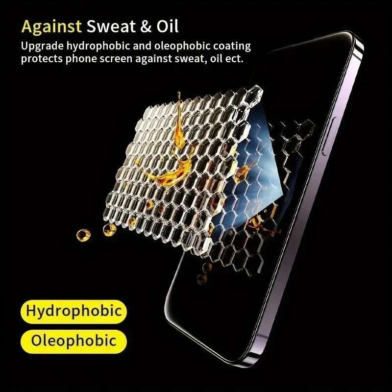 2Pcs Dust Free Installation HD Screen Protector For IPhone 13 12 11 Pro Max 16 15 14 Plus X XS XR Tempered Glass Film