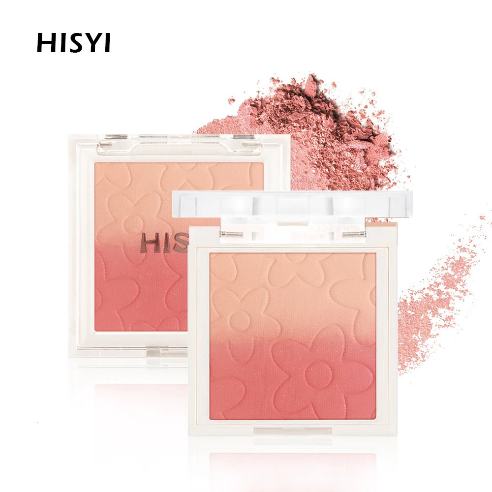 Korean Gradient powder blusher and Fluorescent Palette Makeup Soft Nude Glow 250325