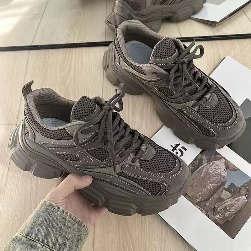 Versatile Breathable Sports Shoes For Autumn And Winter 2025, Popular Instagram Dad Shoes, Dirt Resistant Thick Soled Sports And Leisure Shoes For Children