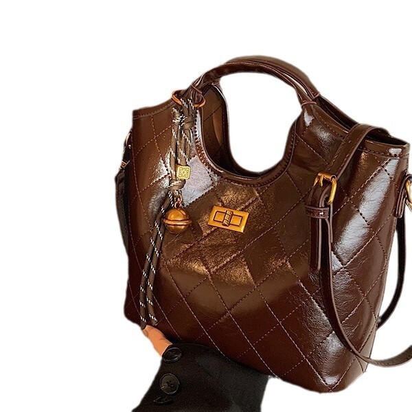 High End Small For Women New Autumn And Winter Versatile Crossbody Bag Fashionable Handheld Tote Bucket Bag