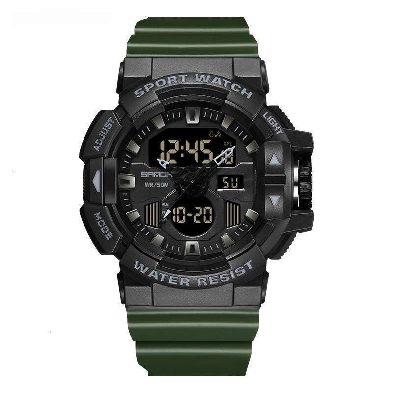 DHwatches Sanda Brand Hot Selling 3128 Electronic Multi-Functional Men's Youth Outdoor Sports Waterproof Student Watch