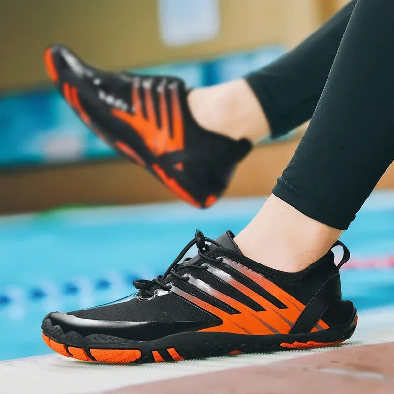 Unisex Barefoot Shoes Women Gym Sport Running Fitness Sneakers Outdoor Beach Water Sports Men Upstream Aqua Shoes Size 35-47 250402