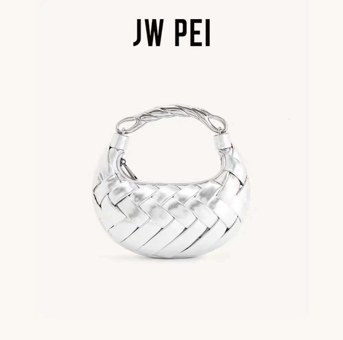 JWPEI Ladies Bird's Nest Bag Niche Design Fashion Woven Bag For Short Trips Hassle-Free