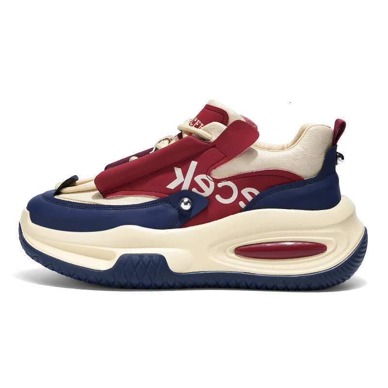 Autumn Winter Thick-Soled Height-Increasing Dad Student Trendy Versatile Casual Sneakers Live High-Top Hong Kong Style Men's Shoes