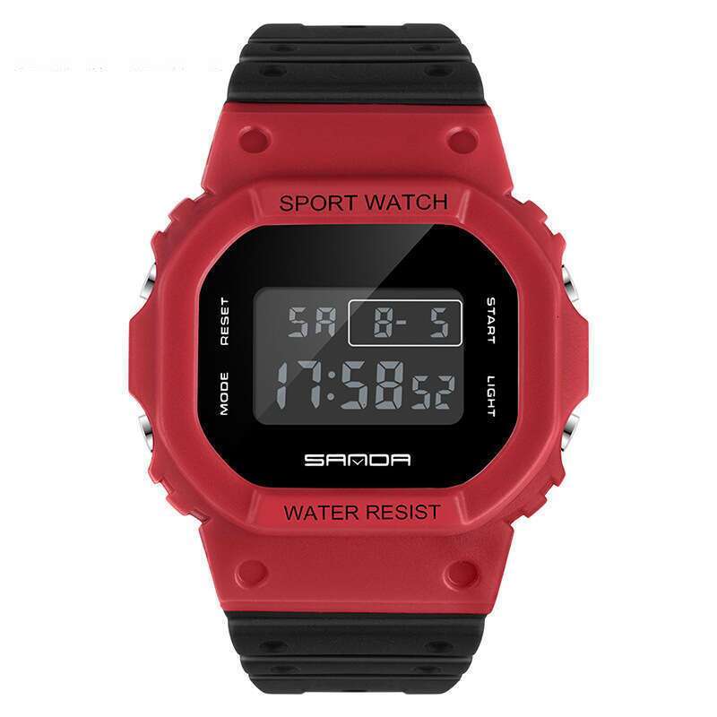 DHwatches Sanda Multifunctional Electronic Men and Women Sports Watch Waterproof Luminous Student fashion Wrist watch