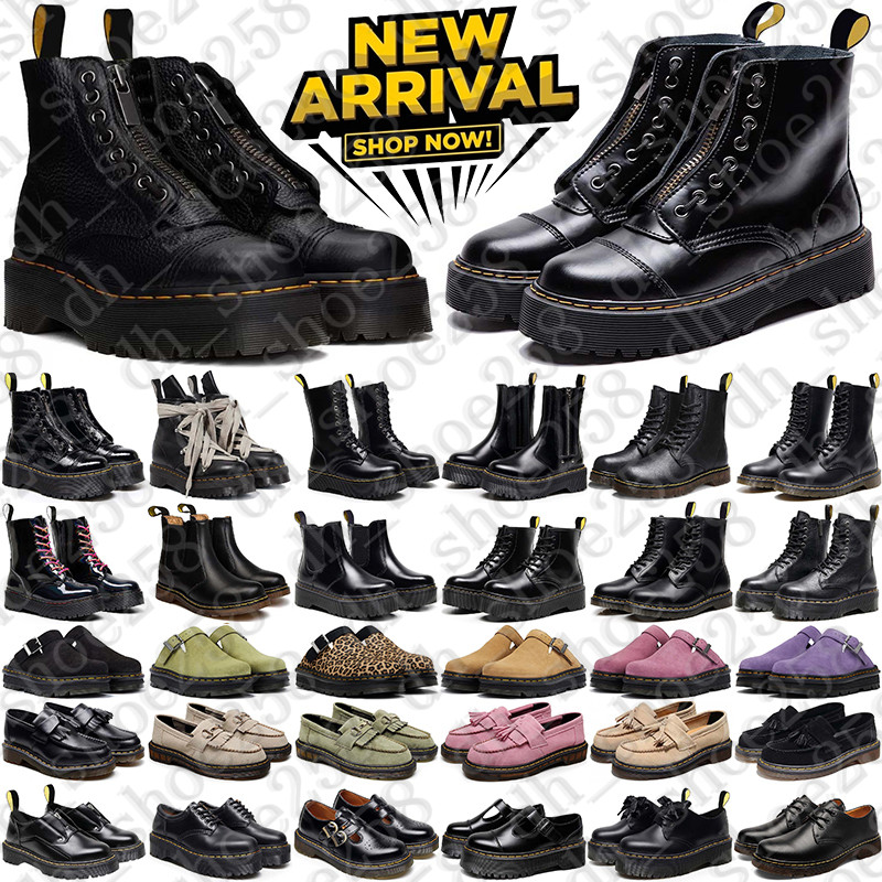 Designer martin martene sandals boots clogs heels marteen martine slippers slides clog shoes for mens famous womens sandal ZebZag mules sandale quality