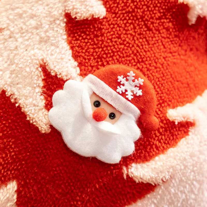 Christmas Tree Sofa Cushion Xmas Tree Stuffed Plush Toys Noel Navidad Pillow Ornament Merry Christmas Decors For Home Gifts Y251105