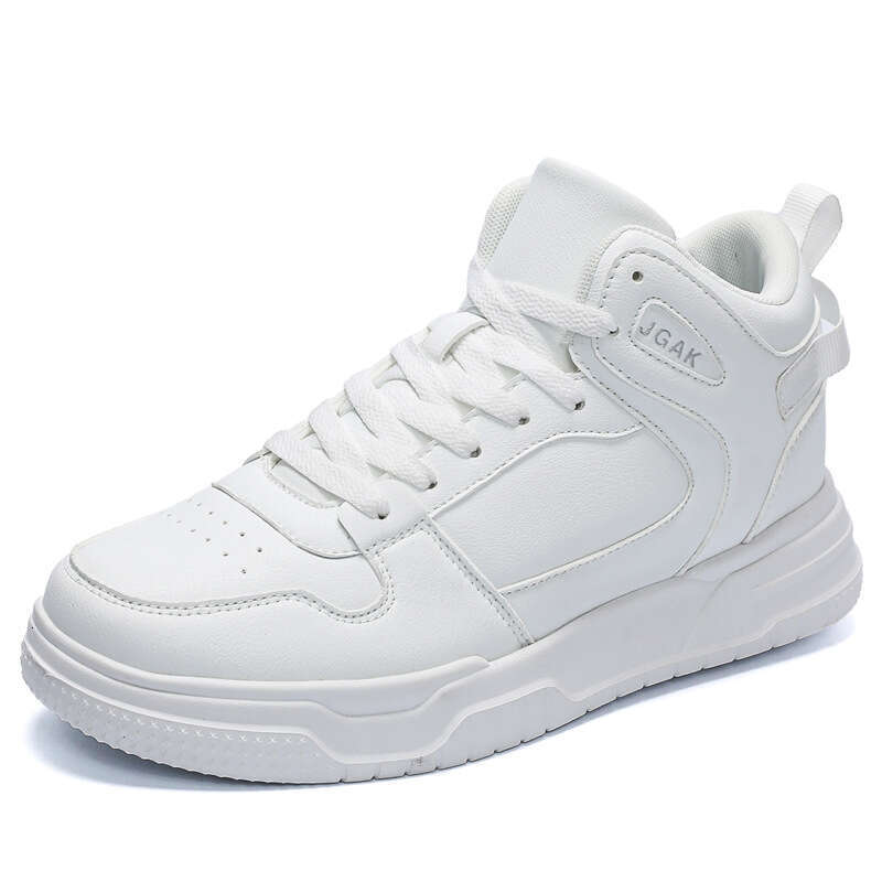 High Quality Fashion Large Size 2025 High-Top Outdoor Casual Sports for Teenagers and Students Internet Celebrity Travel Shoes White Sneakers