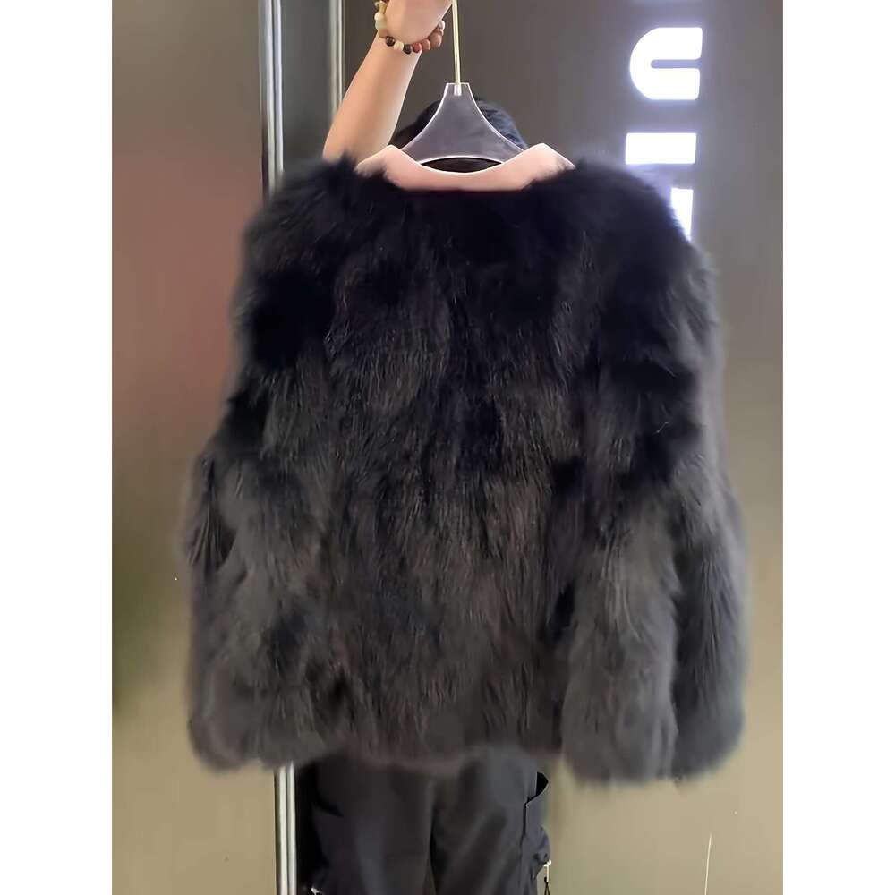 Women's Korean Chinese Style Coat H-Line Silhouette With Beltless Single-Button Closure, Pink Black Long Sleeve Fall/Winter, Retro Collar Ruffled