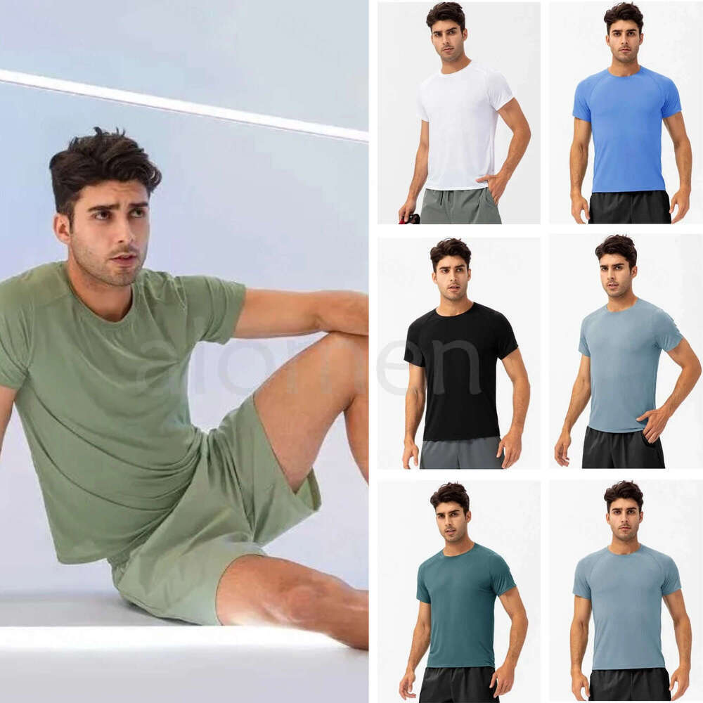 TOP New sweatshirt Outfit Running Shirts Men's short sleeved T-shirt shorts men set sports Gym short Man Sportswear Quick shock