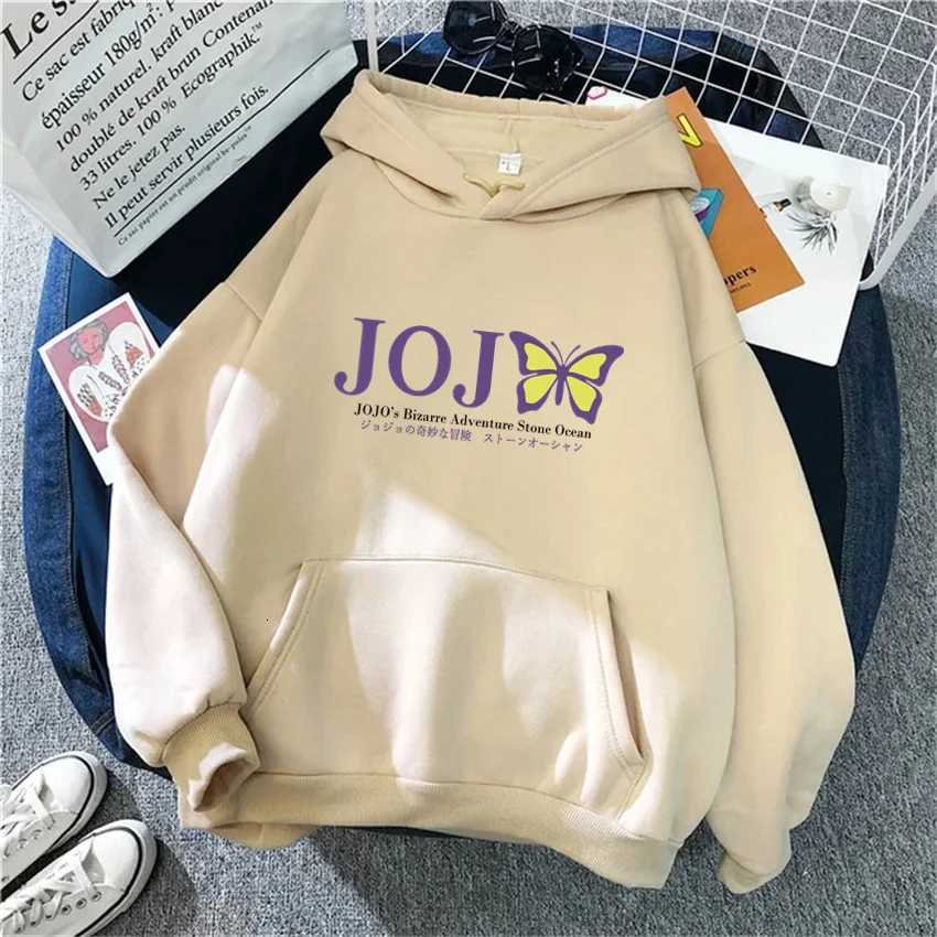 Anime Jojo Bizarre Adventure Women Hoodies Hip Hop Fleece Woman Casual Pullover Unisex Male Female Hoody Y2K Clothes StreetwearT251105