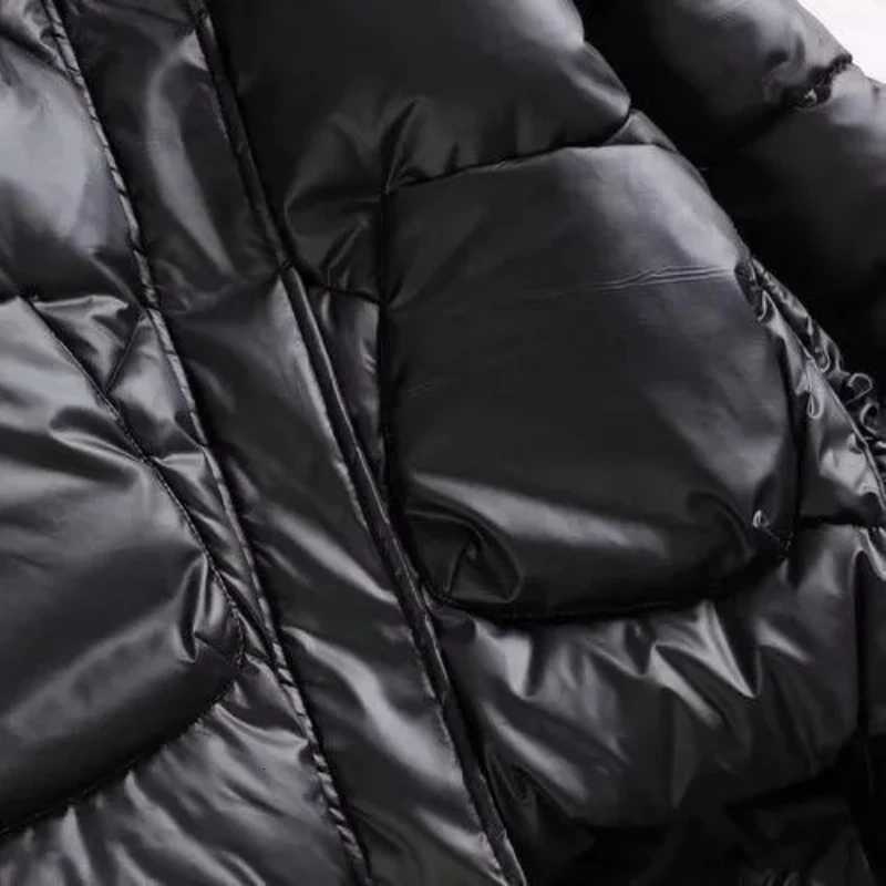 Winter Warm Coat Womens Fashion New Solid Color Hood Filled Down Cotton Coat Womens Clothing Winter Jacket Women Winter CoatT251105