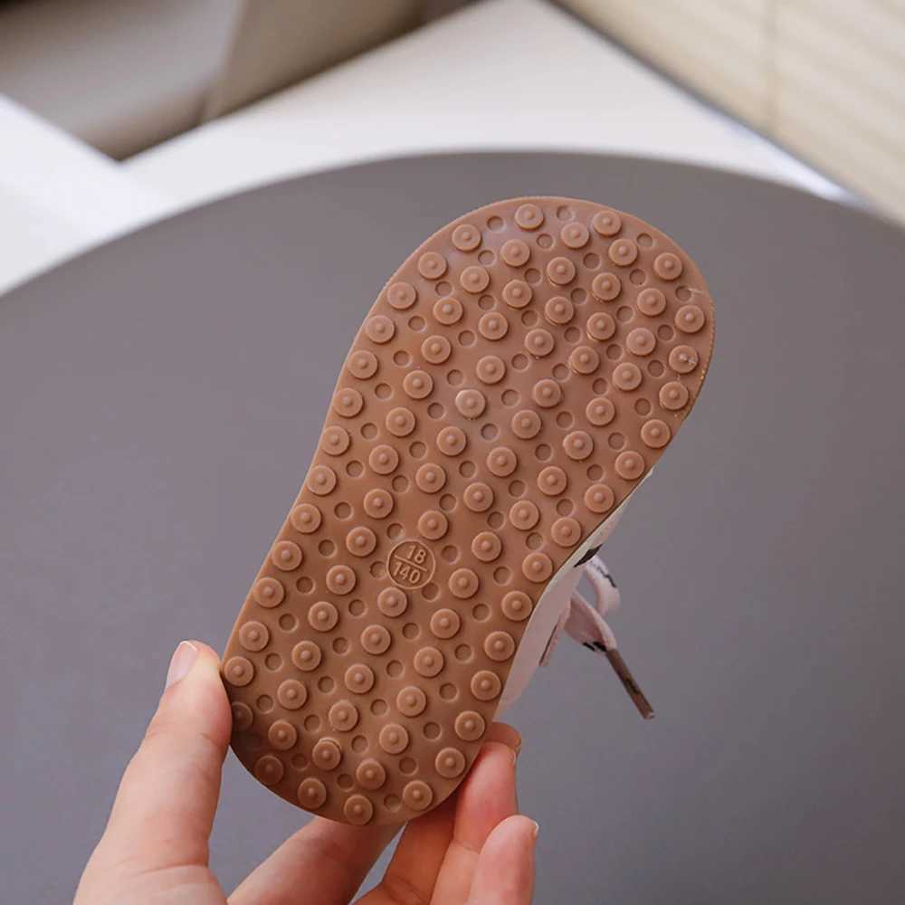 PU Leather Sport Shoes For Children 2025 Trend Fashion Childrens Tennis Shoes Soft-soled Anti-slippery Kids SneakersT251105