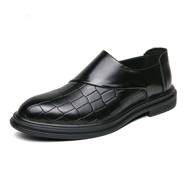 2023 Spring Autumn New Zipper Feet Cover Large Business and Leisure Lefu 38-46 Men's Wedding Shoes