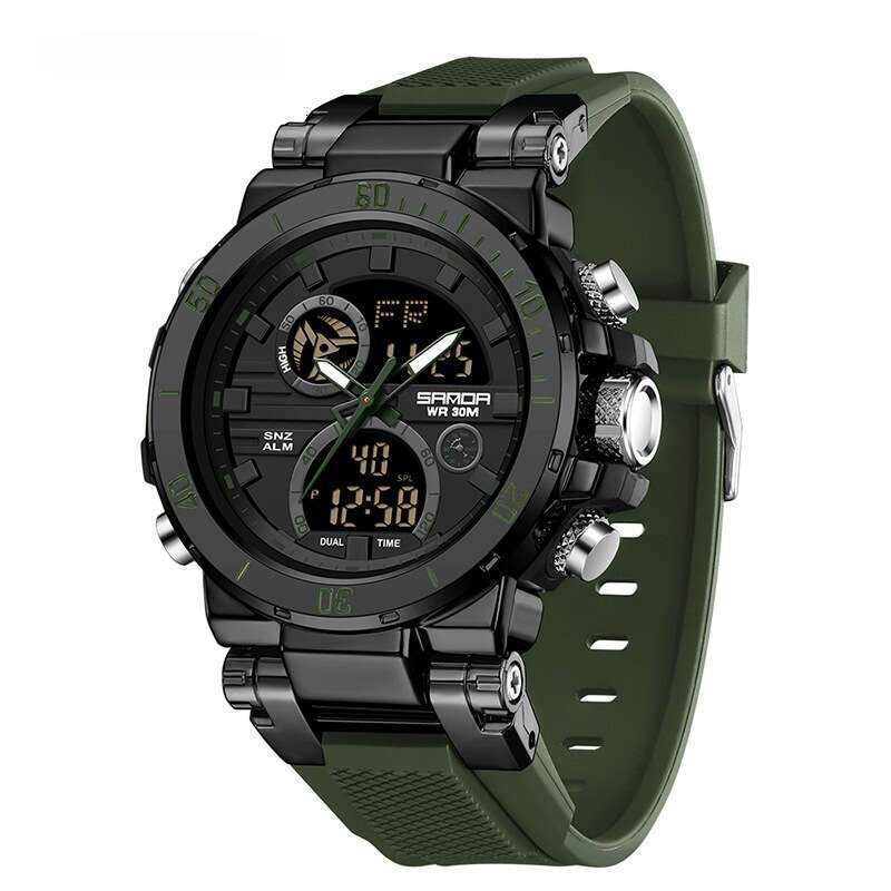 DHwatches Sanda Brand TEMU Student Fashion Alarm Clock Multifunctional Electronic Watch