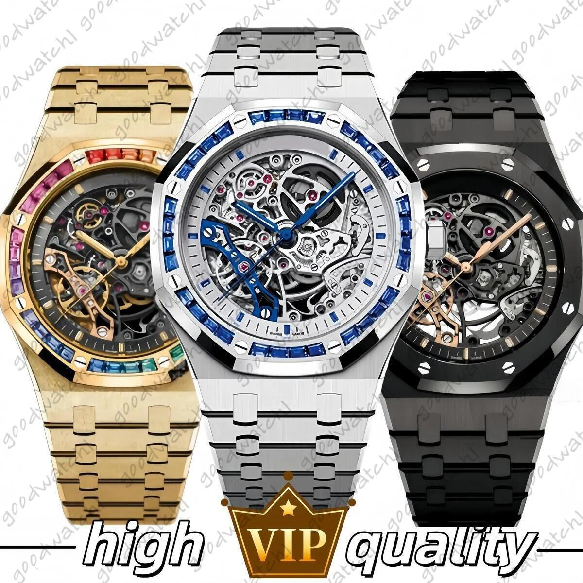 AAA Audermarity Piquetity Watch Skeleton Watch High Quality Luxury Mens Designer Audemarely Watch Woman Watch Quartz/Mechanical Watch Mechanical Watch Box 308