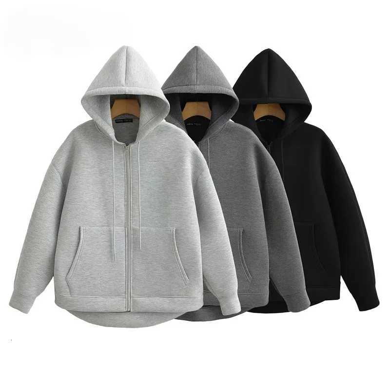 MUJER Zip up Hoodies Women Autumn Hooded Sweatshirt Woman Long Sleeve Oversized Womens Sweatshirts Zip Hoodie Women JacketsT251105