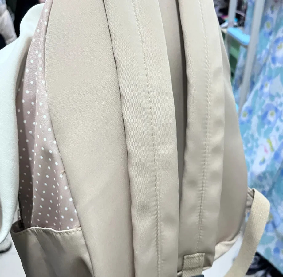 Japanese Vintage Y2k Aesthetic Backpack Sweet Cute Flower Print Schoolbags Women Patchwork Striped Plaid Backpacks for Students 251104