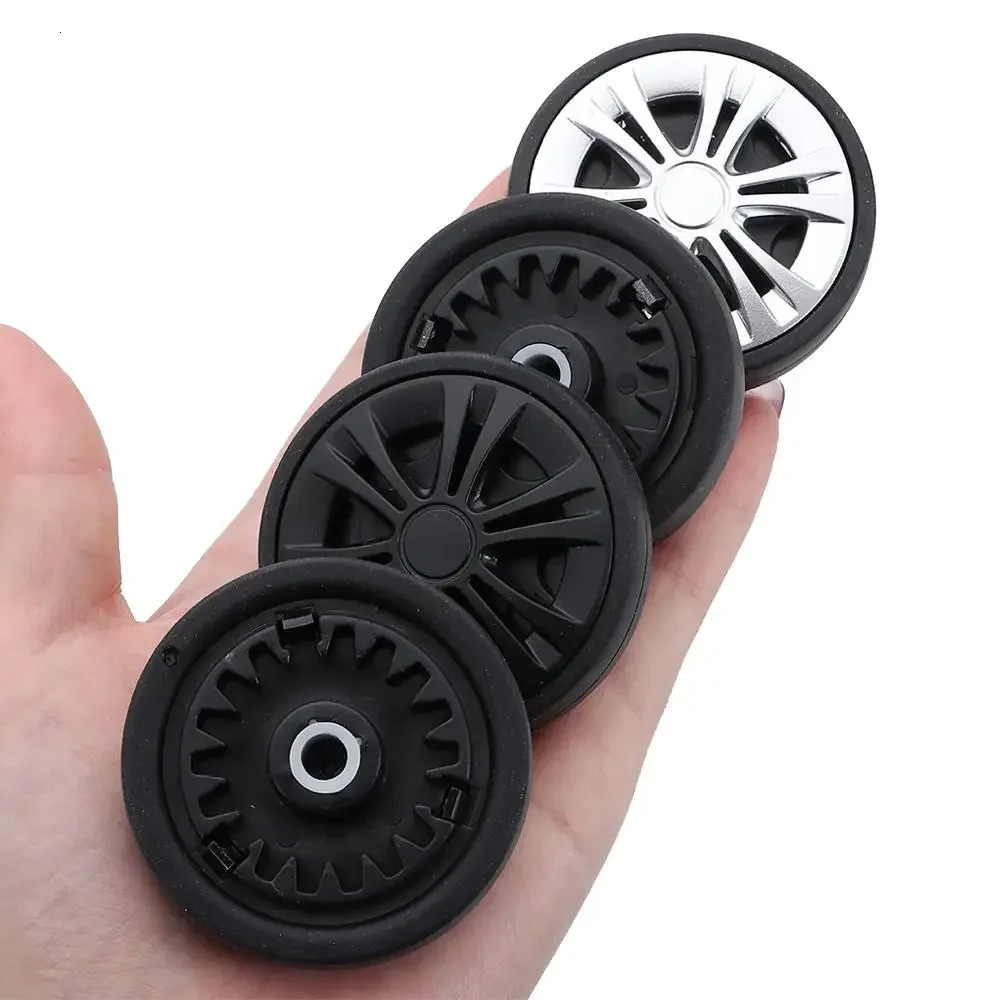 2Pcs Replacement Suitcase Wheels Wearresistant with Screw Travel Luggage Wheels Silent Caster Wheels Axles Repair Kit 251031
