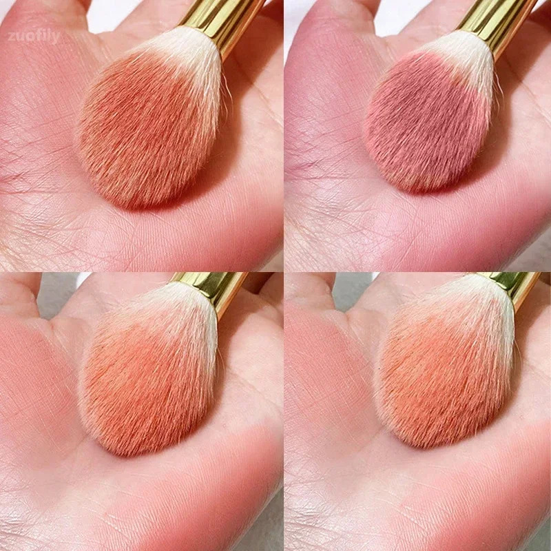 Powder blusher makeup love palette 4color mineral powder pink durable natural hawthorn cheek coloring waterproof cosmetics 250325