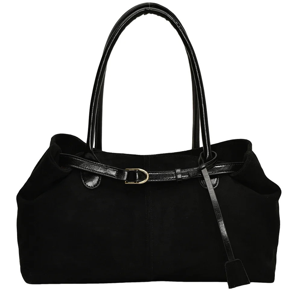 Women PU Fashion Shoulder Bag Large Capacity Casual Tote Handbag Solid Color Simple Commuting Travel Hobo 251105