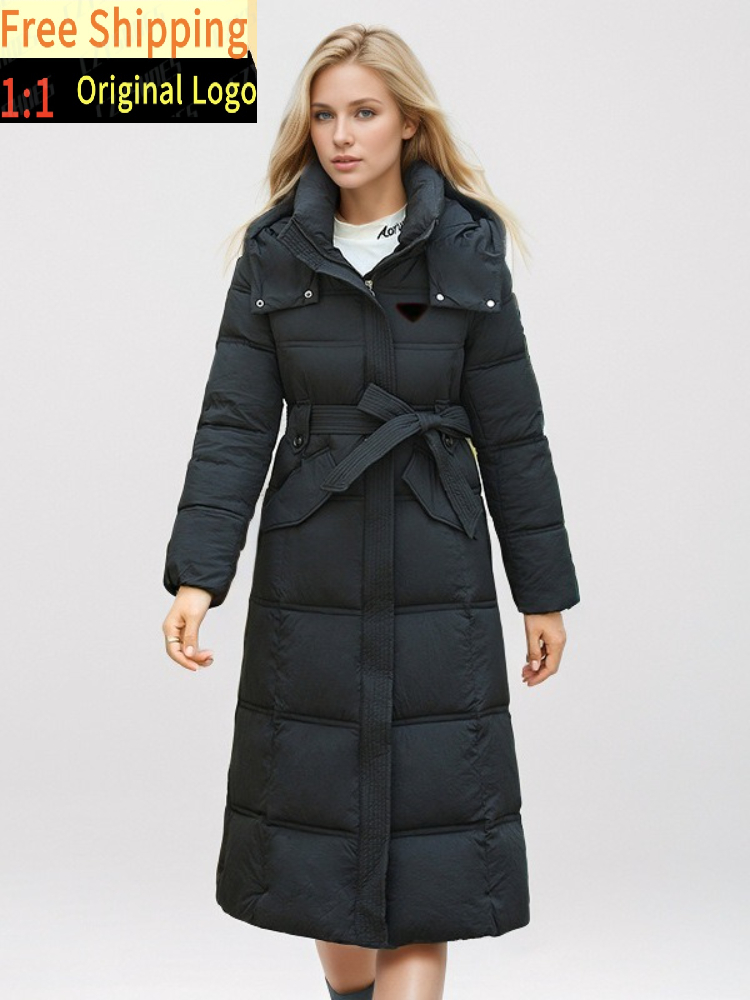 2025 womens coat puffer jacket women Down designer Long coat Women jacket designer woman winter Jacket Coat With Classic Letter Large Pocket Christmas labbu02