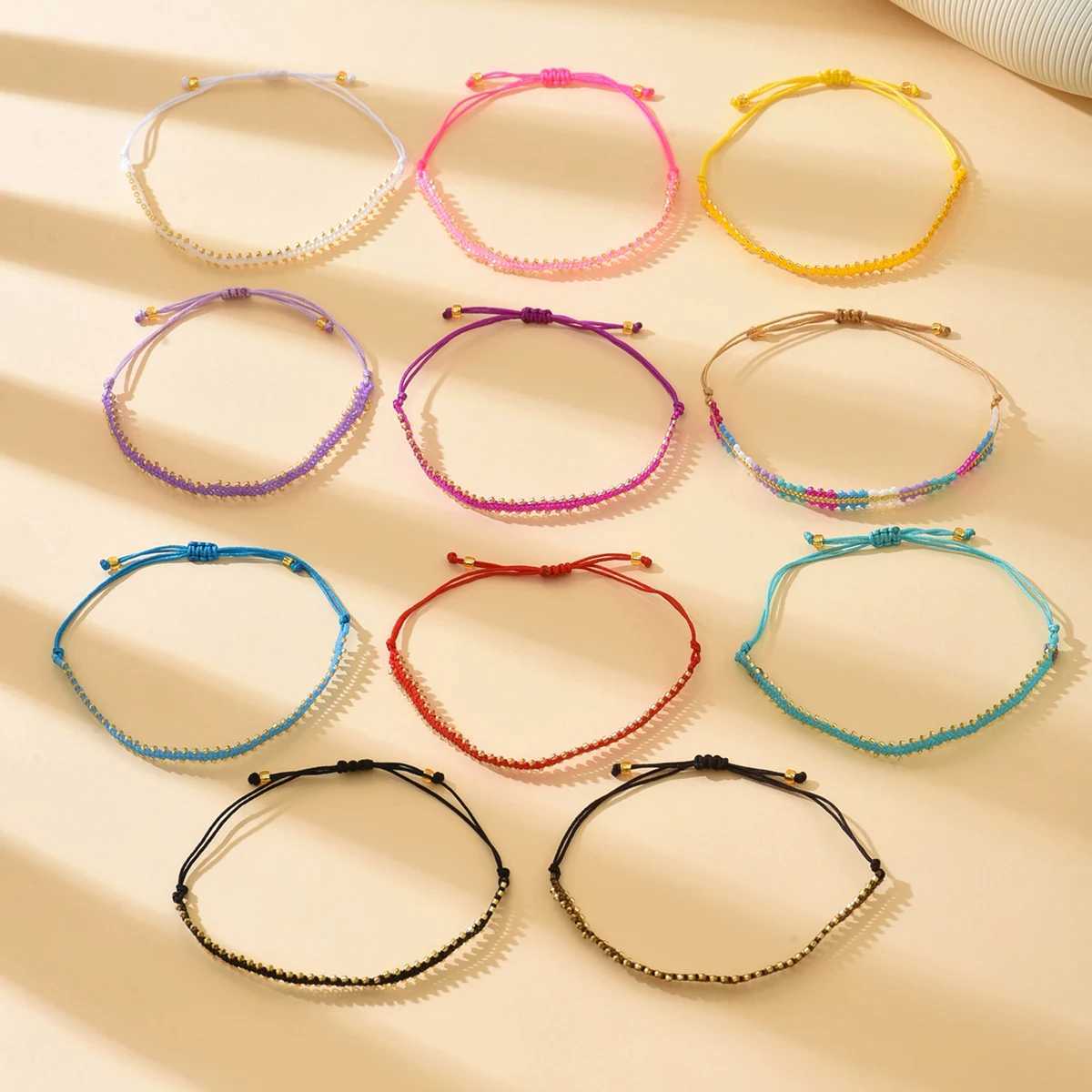 BLUESTAR Simple Style Miyuki Beaded Bracelet for Women Fashion Handmade Adjustable Colorful Jewelry Gift Pulseras FemmeXJ251105