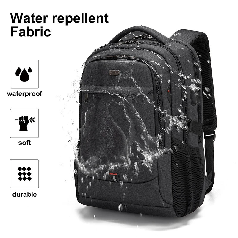 Mens 173 Inch Laptop Backpack for Travel College Backpack Waterproof Notebook Business Shoulder Bag With USB Charging Port 251104