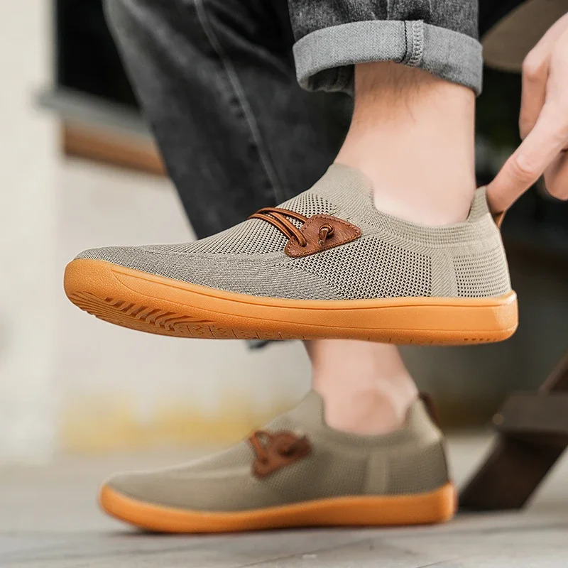 Mens and Womens Wide Version Barefoot Shoes Minimalist and Casual Shoes Sports Shoe Breathable and Comfortable Tennis Shoes 251105