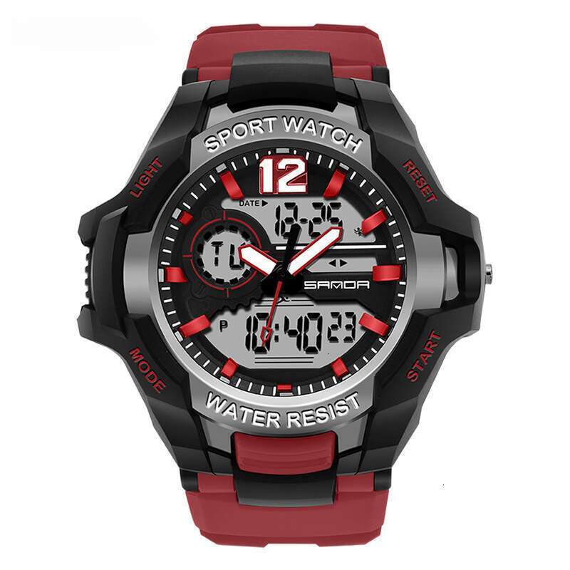 DHwatches Sanda Special Sale Youth Junior High School Students Men's and Women's Watches TJ Dual Display Wristwatch