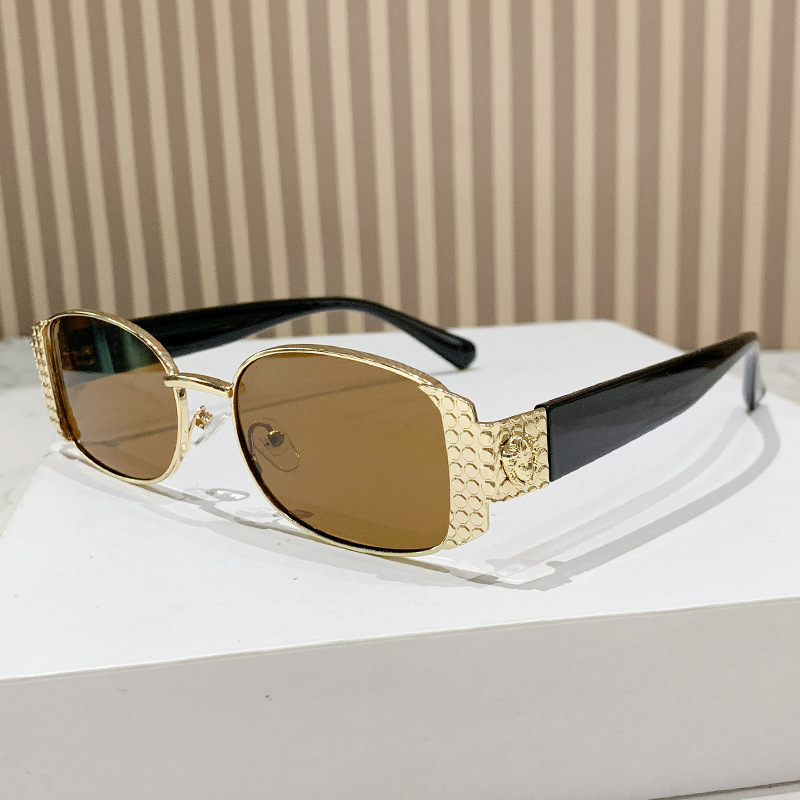 Designer Sunglasses For Men Women Oval Sunglasses Fashion Classic Polarized Sunglasses Luxury Goggle Pilot Alloy Frame UV400 Eyewear KP0089