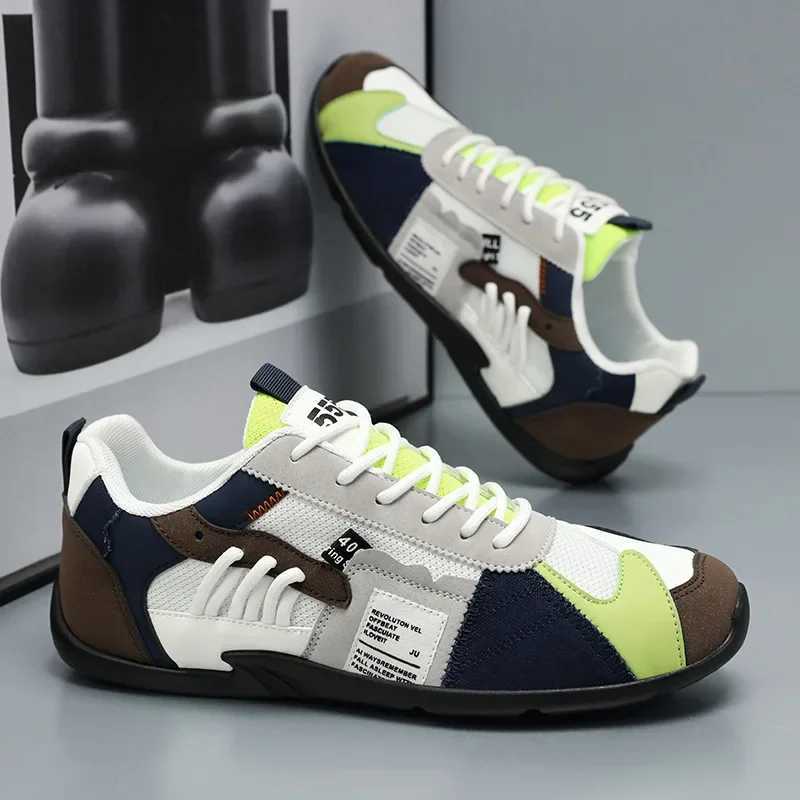 Low-Top Mens Casual Shoes Breathable Sporty Style Summer New Fion Trendy Bean Board Shoes Cfortable Rubber Sole Y251105