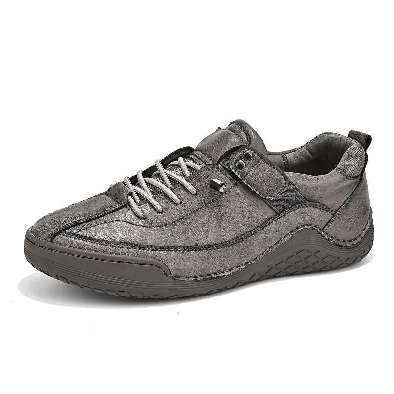 Low top casual shoes in all seasons, large fashionable men's shoes, outdoor sports, hiking, single shoe, leather shoe size