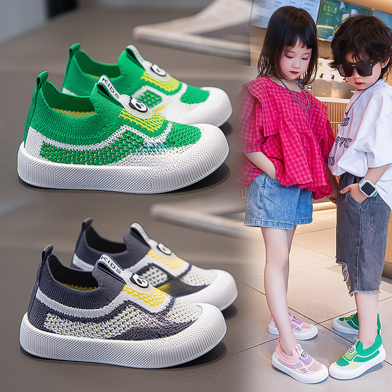 Luminous Shoes Spring New Breathable Soft Bottom Fashion Trendy Shoes Big Boys' Running Shoes Casual Children's Shoes