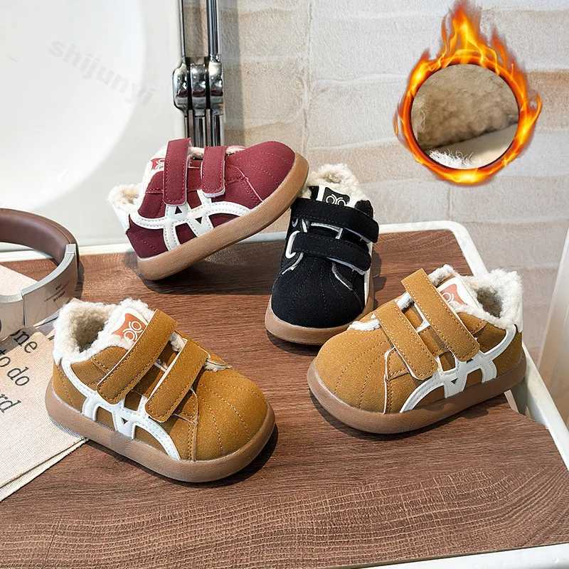 Autumn Winter Childrens Casual Cotton Shoes 2025 New Boys Girls Retro Sports Shoes Kids Toddler Non-Slip Comfortable SneakersT251105