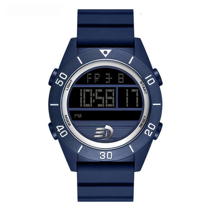 DHwatches Sanda Sports Casual for Men, Student Night Light Trendy Fashionable Waterproof Single Display Digital Electronic Watch