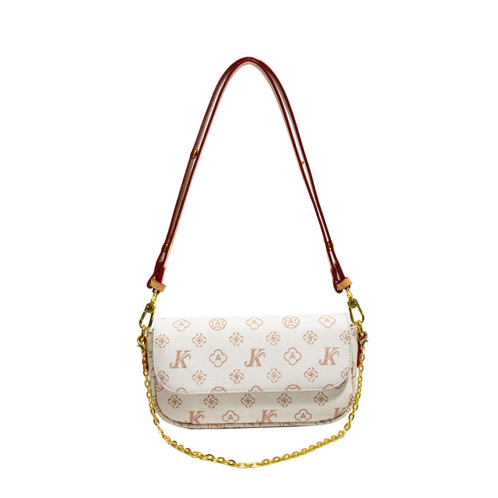 Light Luxury Women's High-End Single Shoulder Underarm Small Square Bag 2024 New Versatile Color Block