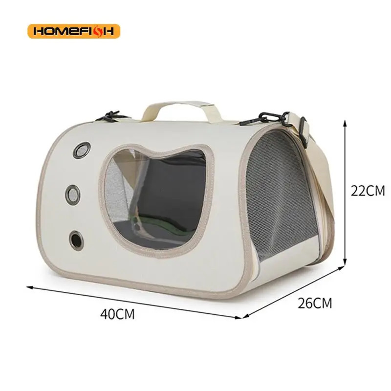 Portable Pet Bag for Small Dogs Cats Outdoor Foldable Cat Breathable Shoulder Kitten Carrying 251028