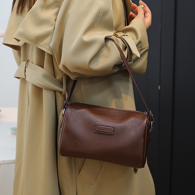 Pillow New Autumn Pillowr Simple Tote Soft Leather Crossbody Small Women's Shoulder Bag