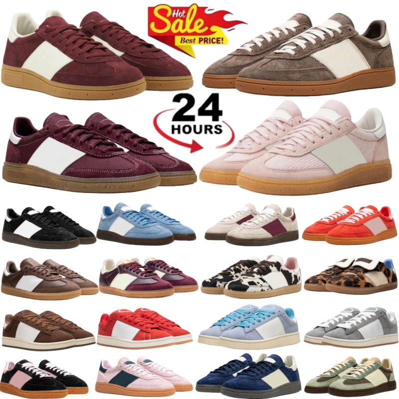 Designer Shoes Man Woman Sneakers Cloud White Core Black Gum Navy Cardboard Sier handballs Pony Leopard Vegan OG Sand Strata Sporty and rich Trainers