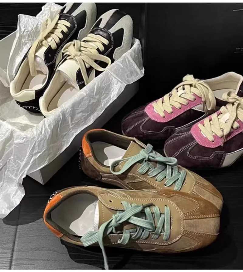 Genuine Leather Sneakers Training Lace-up Casual Sports Wens Shoes 2025 Autumn Winter Plus Veet Training Wen Shoe Y251105