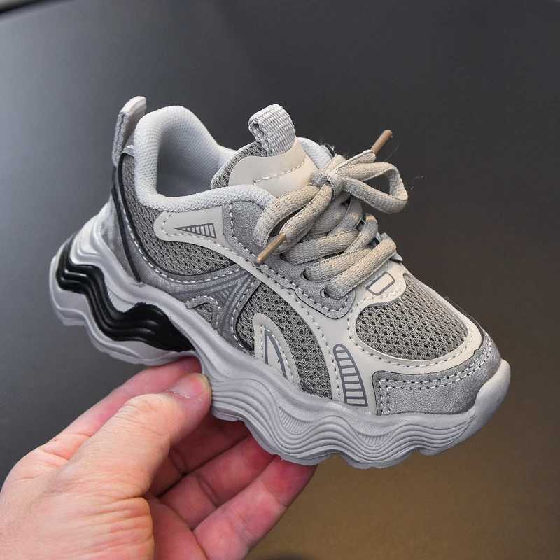 Children Mesh Breathable Sneakers TPR Casual Sport Shoes Toddler Boys Girls Running Shoes Baby Kids Chunky Sneakers Tennis 3-6YT251105