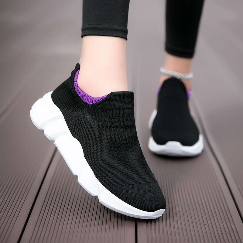 Socks, new style, single kick sizes 36-42, plus size, fly woven women's shoes, sports and casual shoes