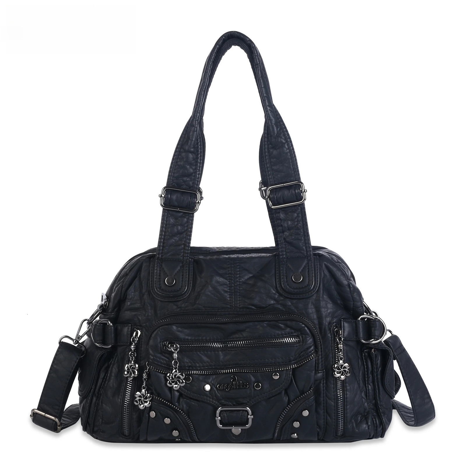 Women Handbags Fashion Shoulder Bag Large Black Tote Tophandle Shopping Pack Multiple Pockets Satchel Lady Hobos Big Purse 251031