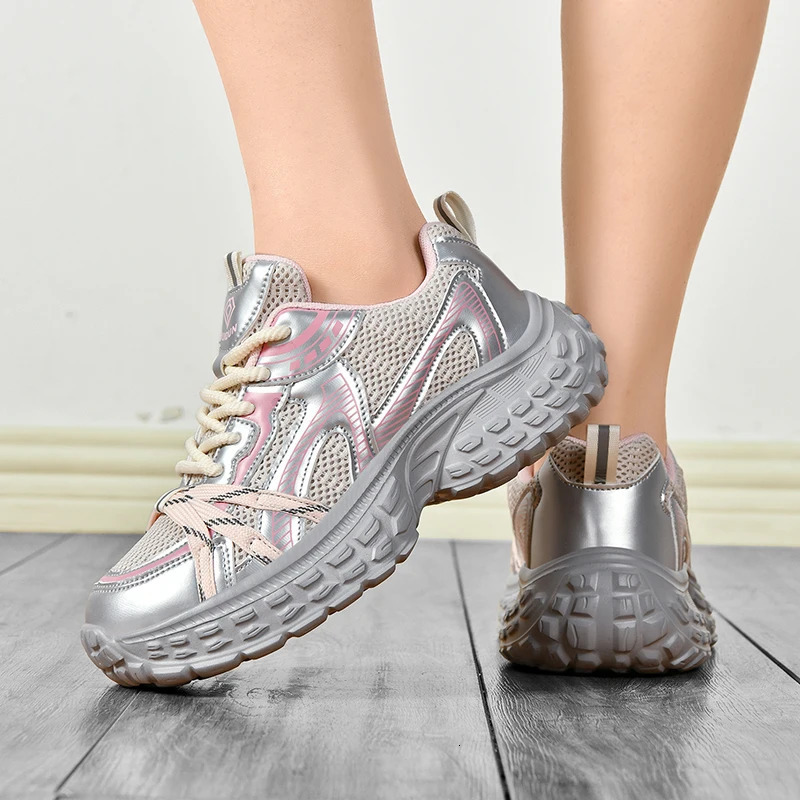 Women tennis work safety Shoes Comfor security shoes woman steel toe Sneakers Lightweigh Breathable Non-Slip summer work boots 251104